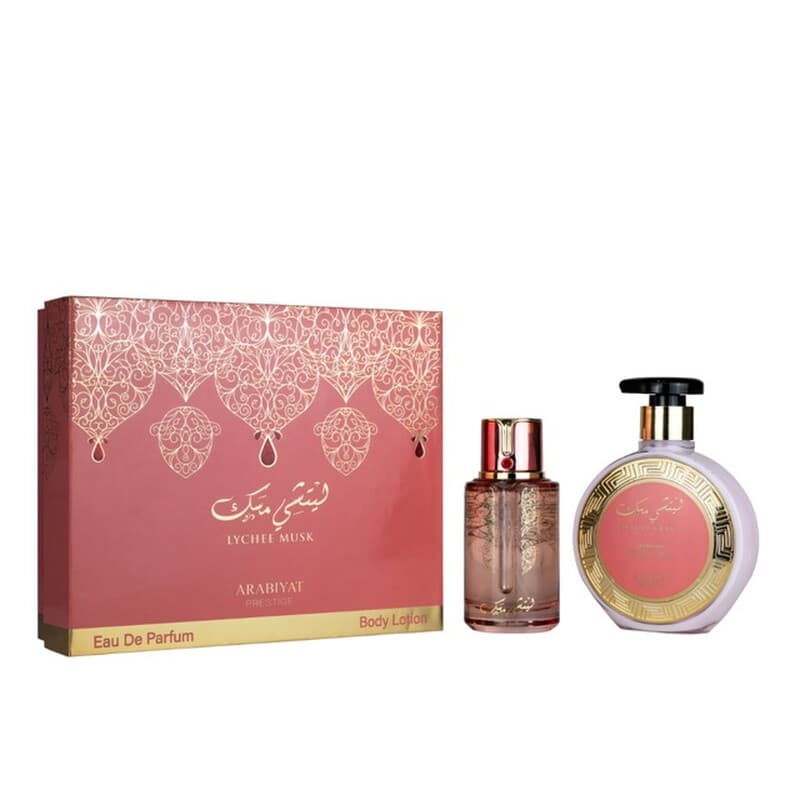 ARABIYAT PRESTIGE LADIES LYCHEE MUSK GIFT SET FRAGRANCES